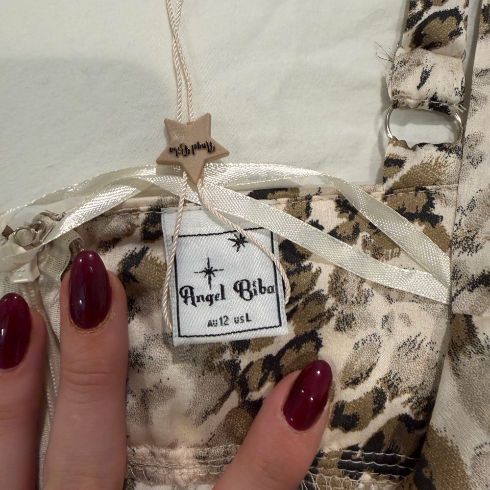 Angel Biba Leopard Print Dress